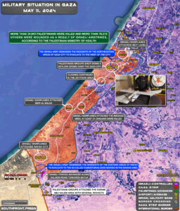 Military Situation In Palestine On May 11, 2024 (Map Update)