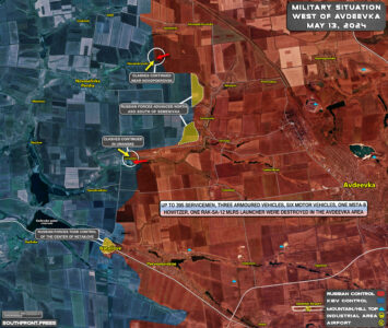 Military Situation On Ukrainian Frontlines On May 13, 2024 (Map Update)