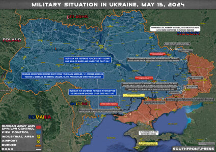 Military Situation On Ukrainian Frontlines On May 15, 2024 (Map Update)