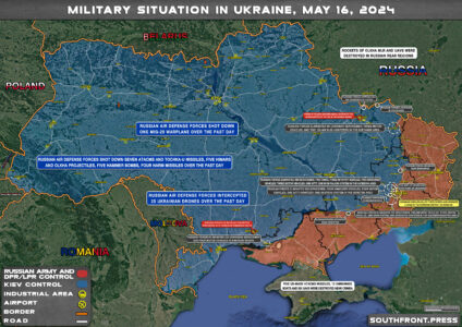 Military Situation On Ukrainian Frontlines On May 16, 2024 (Map Update)