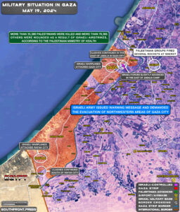 Military Situation In Palestine On May 19, 2023 (Map Update)