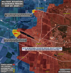 Military Situation On Ukrainian Frontlines On May 27, 2024 (Map Update)