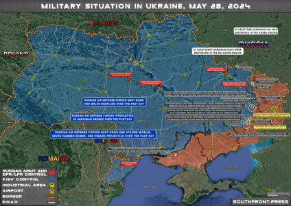 Military Situation On Ukrainian Frontlines On May 28, 2024 (Map Update)
