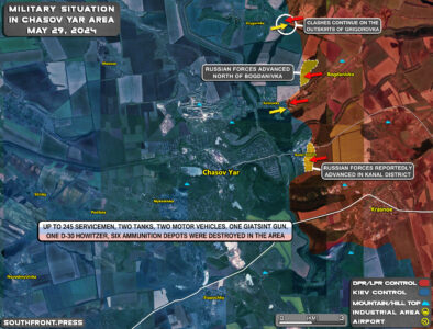 Military Situation On Ukrainian Frontlines On May 29, 2024 (Map Update)