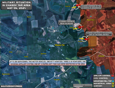 Russian Army Advanced On Donbass Frontlines (Map Update On May 5, 2024)