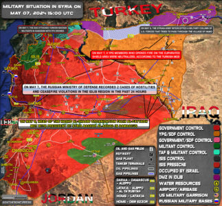 Military Situation In Syria On May 7, 2024 (Map Update)