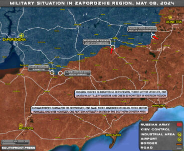 Military Situation On Ukrainian Frontlines On May 8, 2024 (Map Update)