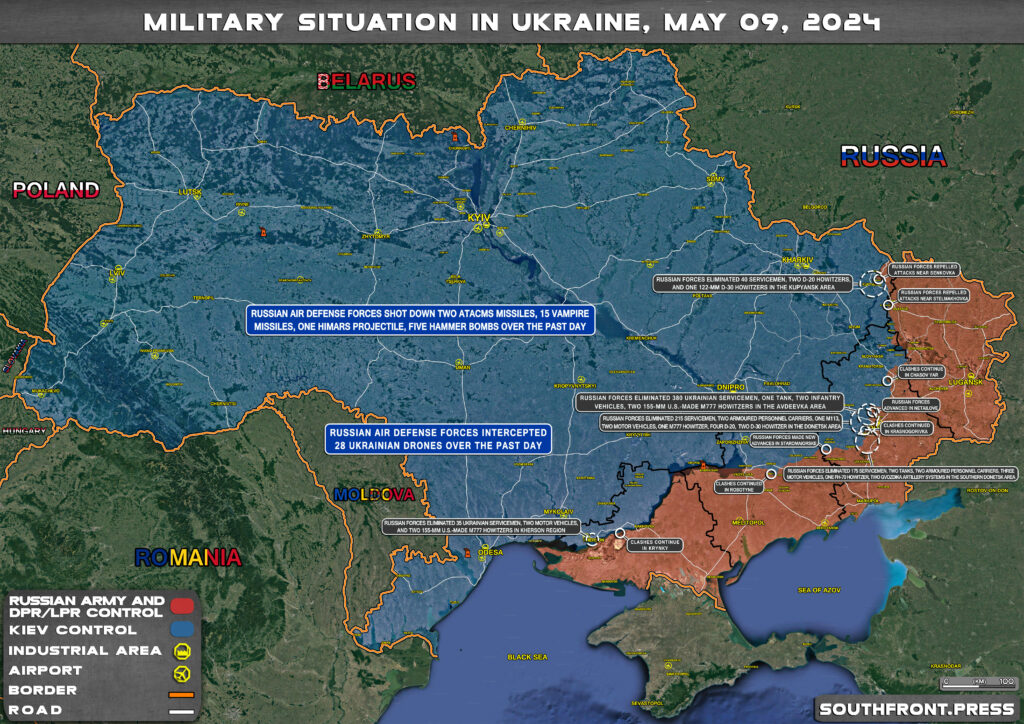 Military Situation On Ukrainian Frontlines On May 9, 2024 (Maps Update)