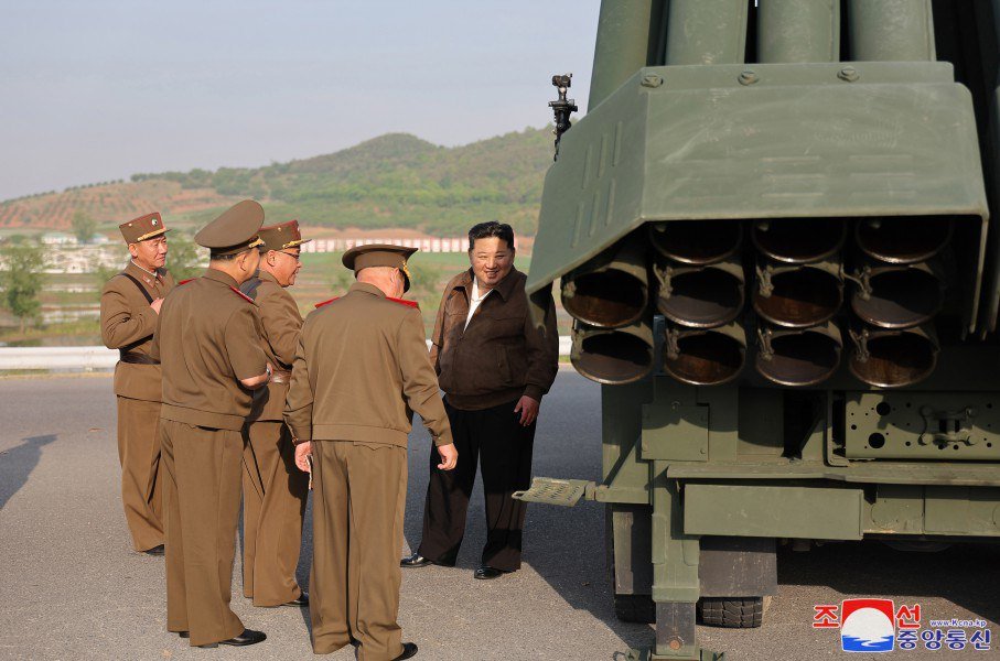 North Korean Leader Oversaw Test Of New Guided Multiple Rocket Launcher (Photos)