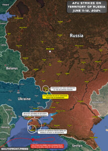 Ukrainian Attacks On Territory Of Russia On June 11-12, 2024 (Map Update)