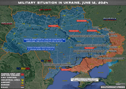 Military Situation On Ukrainian Frontlines On June 12, 2024 (Map Update)