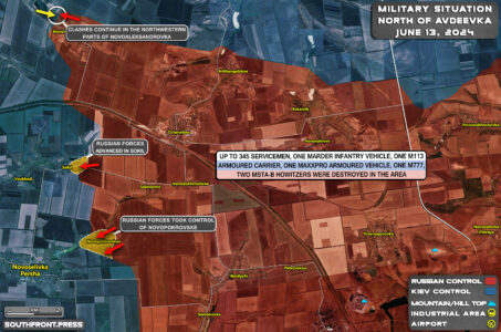 Military Situation On Ukrainian Frontlines On June 13, 2024 (Map Update)