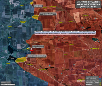 Military Situation On Ukrainian Frontlines On June 13, 2024 (Map Update)