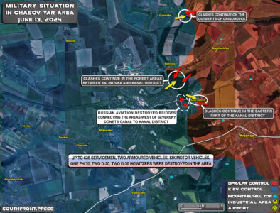 Military Situation On Ukrainian Frontlines On June 13, 2024 (Map Update)