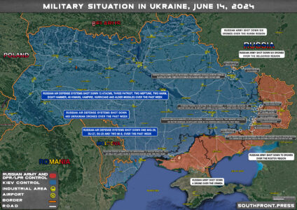 Military Situation On Ukrainian Frontlines On June 14, 2024 (Map Update)