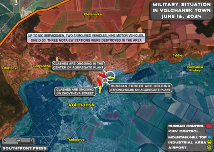 Military Situation On Ukrainian Frontlines On June 16, 2024 (Map Update)