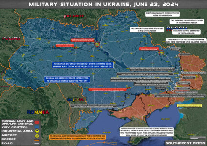 Military Situation On Ukrainian Frontlines On June 23, 2024 (Maps Update)