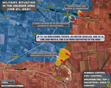 Military Situation On Ukrainian Frontlines On June 24, 2024 (Maps Update)