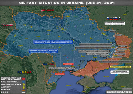 Military Situation On Ukrainian Frontlines On June 24, 2024 (Maps Update)