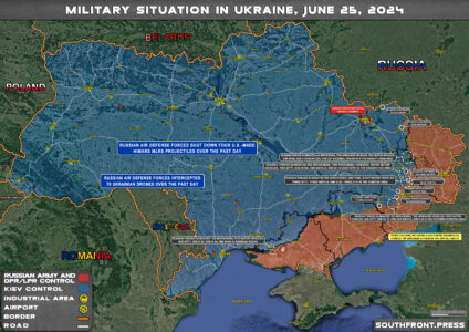 Military Situation On Ukrainian Frontlines On June 25, 2024 (Maps Update)