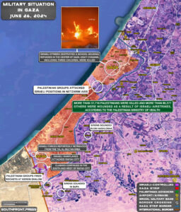 Military Situation In Palestine On June 26, 2024 (Map Update)