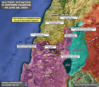 Military Situation In Palestine On June 28, 2024 (Map Update)