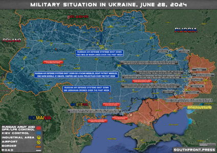 Military Situation On Ukrainian Frontlines On June 28, 2024 (Maps Update)