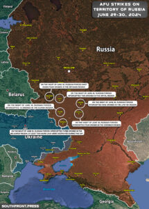 Ukrainian Attacks On Territory Of Russia On June 30, 2024 (Map Update)