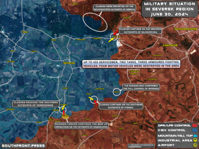 Military Situation On Ukrainian Frontlines On June 30, 2024 (Maps Update)