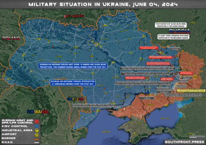 Military Situation On Ukrainian Frontlines On June 4, 2024 (Map Update)