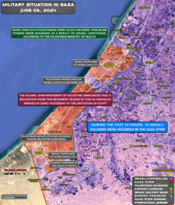 Military Situation In Palestine On June 5, 2024 (Map Update)