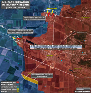 Military Situation On Ukrainian Frontlines On June 8, 2024 (Map Update)