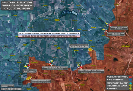 Military Situation On Ukrainian Frontlines On July 10, 2024 (Maps Update)