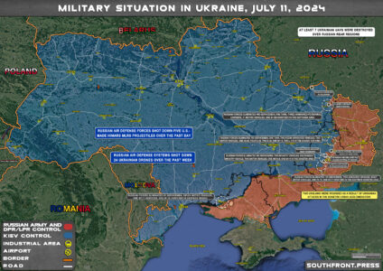 Military Situation On Ukrainian Frontlines On July 11, 2024 (Maps Update)