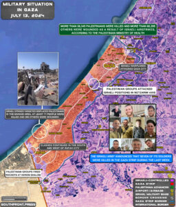 Military Situation In Palestine On July 13, 2024 (Map Update)