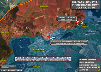 Military Situation On Ukrainian Frontlines On July 13, 2024 (Maps Update)