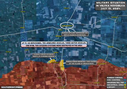 Military Situation On Ukrainian Frontlines On July 13, 2024 (Maps Update)