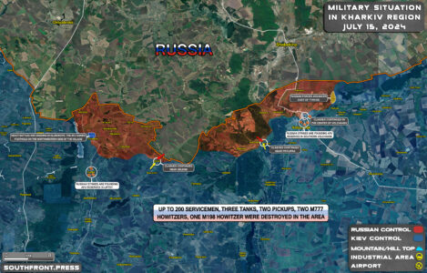 Military Situation On Ukrainian Frontlines On July 15, 2024 (Maps Update)