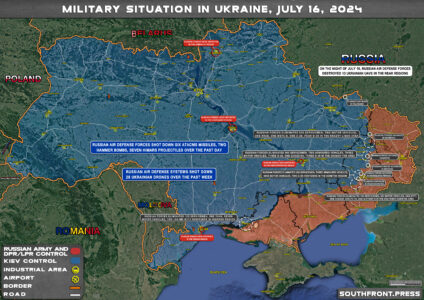 Military Situation On Ukrainian Frontlines On July 16, 2024 (Maps Update)