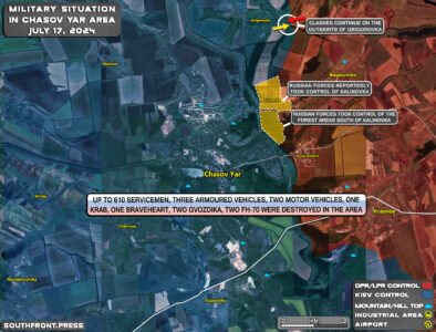 Military Situation On Ukrainian Frontlines On July 17, 2024 (Maps Update)