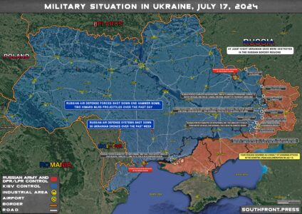 Military Situation On Ukrainian Frontlines On July 17, 2024 (Maps Update)