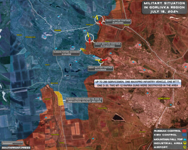 Military Situation On Ukrainian Frontlines On July 18, 2024 (Maps Update)