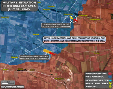 Military Situation On Ukrainian Frontlines On July 18, 2024 (Maps Update)