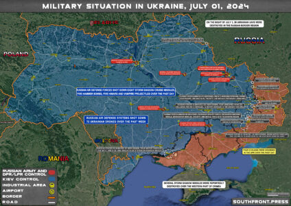 Military Situation On Ukrainian Frontlines On July 1, 2024 (Maps Update)
