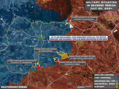 Military Situation On Ukrainian Frontlines On July 20, 2024 (Maps Update)