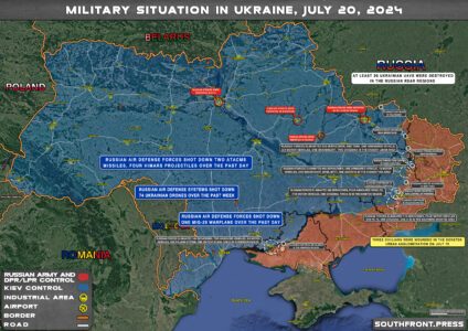 Military Situation On Ukrainian Frontlines On July 20, 2024 (Maps Update)