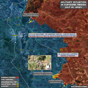 Military Situation On Ukrainian Frontlines On July 21, 2024 (Maps Update)