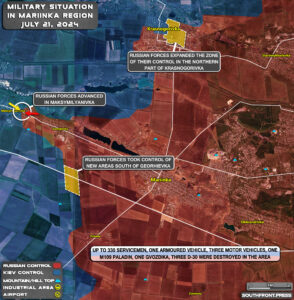 Military Situation On Ukrainian Frontlines On July 21, 2024 (Maps Update)