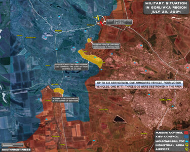 Military Situation On Ukrainian Frontlines On July 22, 2024 (Maps Update)