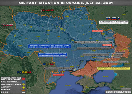 Military Situation On Ukrainian Frontlines On July 22, 2024 (Maps Update)